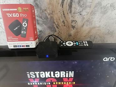bluetooth qulaqciq qiyməti: TX60 Pro Android TV Box Xüsusiyyətlər:16ram/256yad. - Android 15 — 7