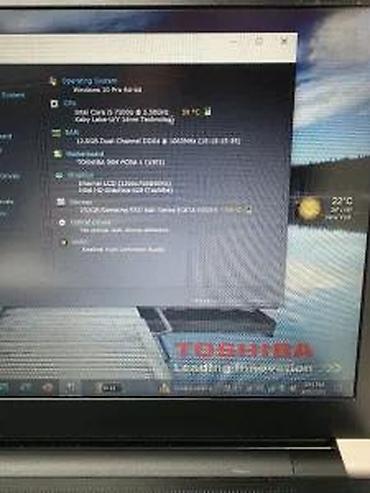 Toshiba: Toshiba 12GB SSD Kamera HDMI Proc I5 7TH. POGLEDAJTE MOJE OSTALE — 13