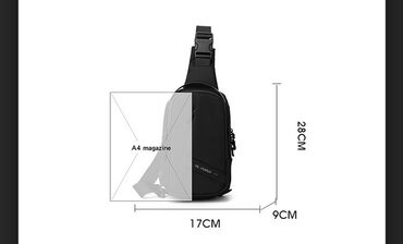 Барсетки: Сумка барсетка оригинал «We Power» через плечо, имеет три отсека — 7
