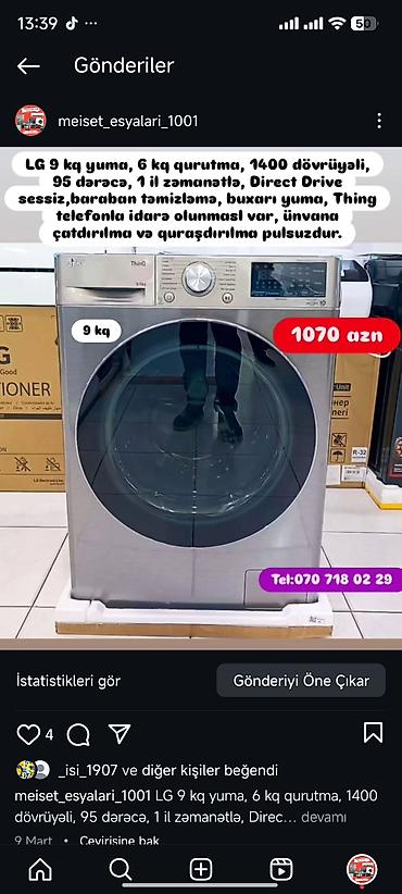 Paltaryuyan maşınlar: Paltaryuyan Anbardan satiş.Qimətlər aşagida qeyd olunub.Ünvana — 128