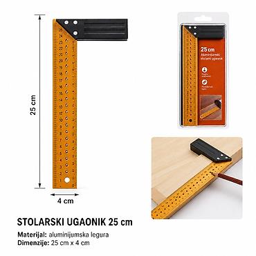 KMT Žuti ugaonik 35 cm / 25 cm – model 9367941 - Tip: stolarski/alati