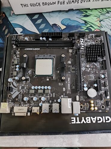 материнские платы socket fm2socket fm2: Энелик плата, Колдонулган, MSI, AM4, Micro-ATX, ПК үчүн