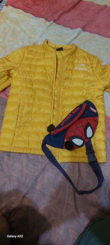 Верхняя одежда: Куртка 1000 сом тонкий пух на осень 7-8лет обувь ортопедический 34раз — 2