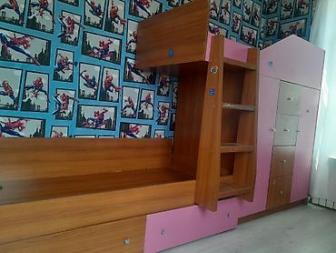 divan dəst: Uşaq otağı üçün modul dəst – çarpayı + şkaf + rəfli bölmə - Material — 4