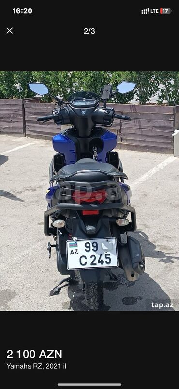 motosiklet moped: Yamaha - razet, 130 sm3, 2021 il, 50000 km