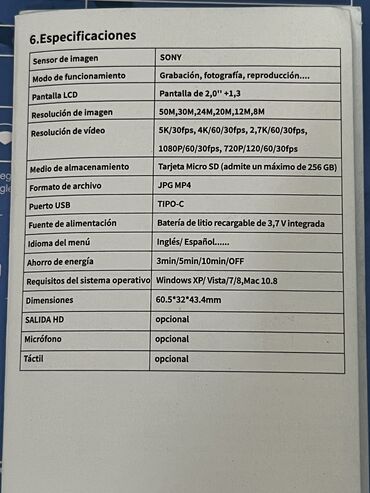 Videokameralar: 📸 OurLife 5K Ultra Action Kamera — Xarakteristika 	•	🎥 Video Çəkilişi — 9