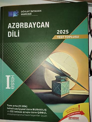 Testlər: Dövlət İmtahan Mərkəzinin ən son 2025-ci il nəşri olan Azərbaycan dili — 1