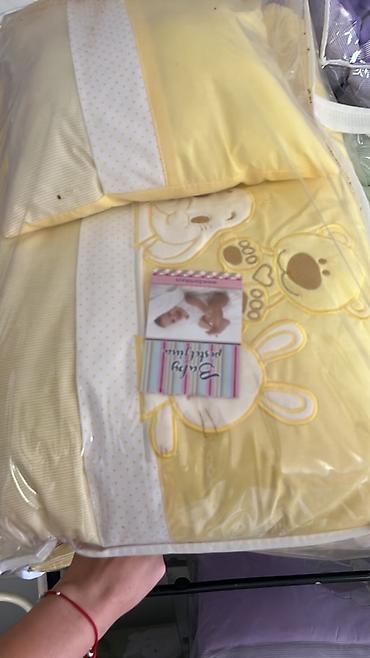 Posteljina: Komplet posteljine za krevetac – više boja i dečjih motiva - Set u — 9