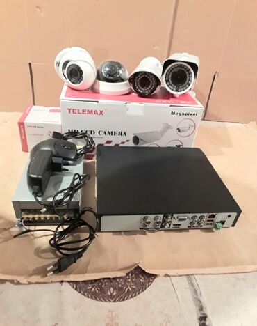 musahide kameralari qiymetleri: KAMPANİYA ! HD müşahidə kameralar dəsti satılır 260 manata.Dubaydan