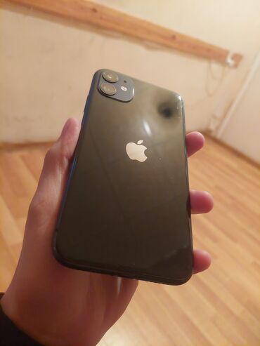 iphone pil qiymeti: IPhone 11, 64 GB, Black Titanium, Face ID, Simsiz şarj