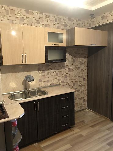 etajerka: Mətbəx mebel dəsti – künc variant - Dizayn: İki rəngli (açıq ağac və — 3