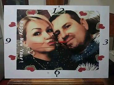 Satovi za kuću: Personalizovani zidni/sobni sat sa vašom fotografijom ZIDNI sat sa — 34