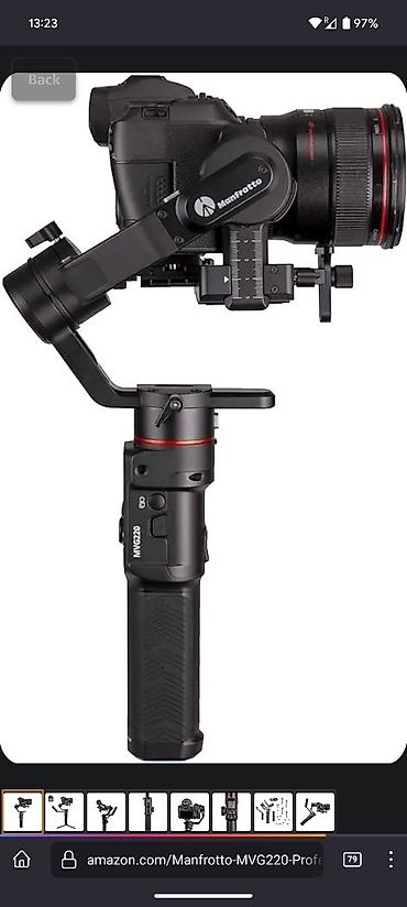 moza air: Manfrotto Gimbal Stabilizer MVG220 | Трёх осевой стабилизатор — 7