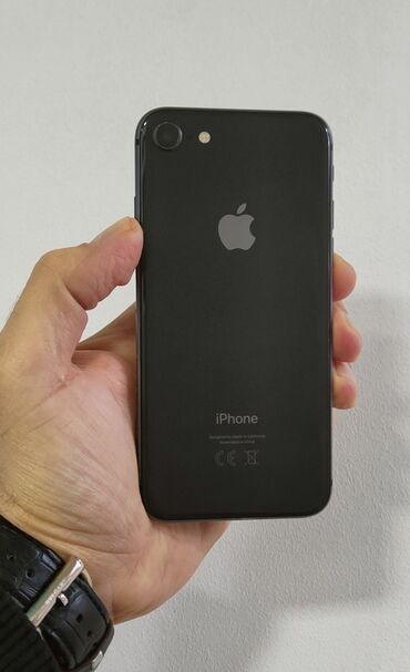 Apple iPhone: IPhone 8, 64 GB, Qara, Barmaq izi, Face ID, Sənədlərlə