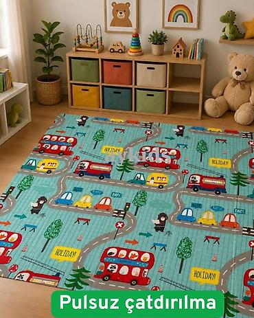 🌟 İkitərəfli Şəkilli Termo Xalça – Körpəniz üçün Maksimum Rahatlıq! 🧸✨