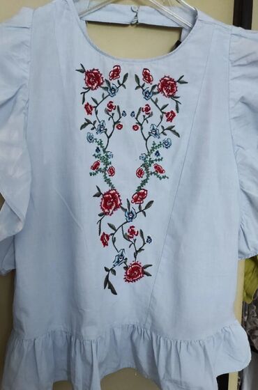jeftine ženske košulje: Zara, S (EU 36), Cotton, color - Multicolored