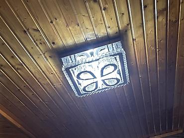 Led Çılçıraq, 4 və daha çox lampa, Xrustal
