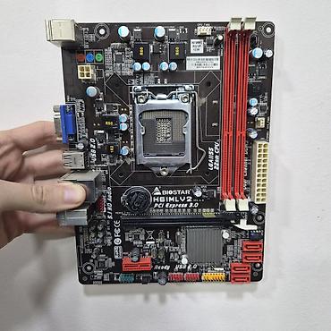 материнская плата: Материнская плата для ПК, Новый, Biostar, LGA1155, Micro-ATX — 1
