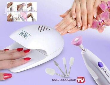 ajfon 9: Set za manikir i pedikir Nail decorator + lampa za brzo sušenje