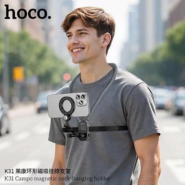 Другие аксессуары для мобильных телефонов: Магнитный держатель Hoco K31 MagSafe - крепление для смартфона на — 2