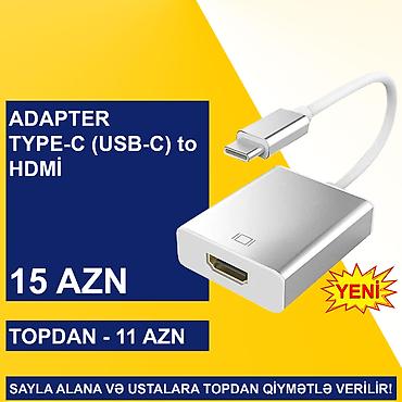Digər kompüter aksesuarları: Type-C/USB-C Adapterlər SAYLA ALANA VƏ USTALARA TOPDAN QİYMƏTLƏ — 10