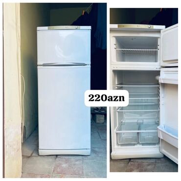 ev əşya: 2 qapılı Indesit Soyuducu Satılır, rəng - Ağ