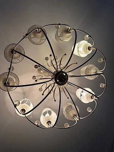 led isiqlar: Çılçıraq, 10 və daha çox lampa, Metal — 1
