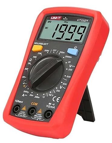 Unit UT33D+ 600V 10A Rəqəmsal Multimetr Yüksək dəqiqlikli test və
