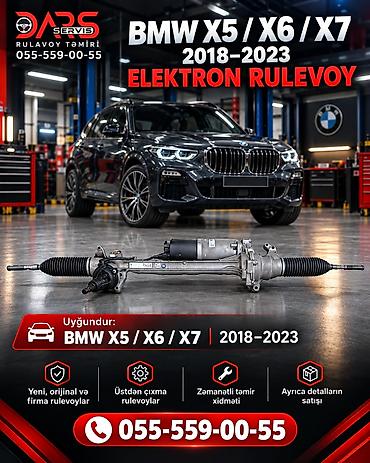 e34 bmw: 🔥 BMW X5 / X6 / X7 2018–2023 üçün 32106892849 ELEKTRİKLİ RULEVOY 🔥 — 1