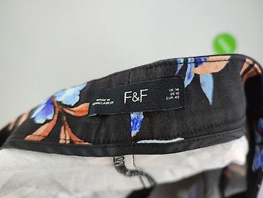 flared jeans biale: F&F, Spodnie materiałowe damskie, rozmiar XL — 4
