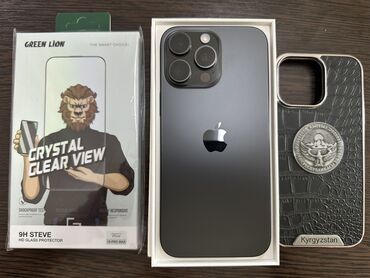 айфон 16 макс: IPhone 16 Pro Max, Б/у, 256 ГБ, Black Titanium, Защитное стекло, Чехол, 100 %