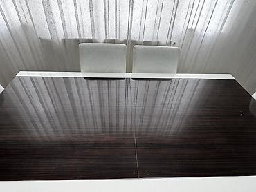 ag mebel destleri: Для гостиной, Б/у, Раскладной, Прямоугольный стол, 6 стульев — 2