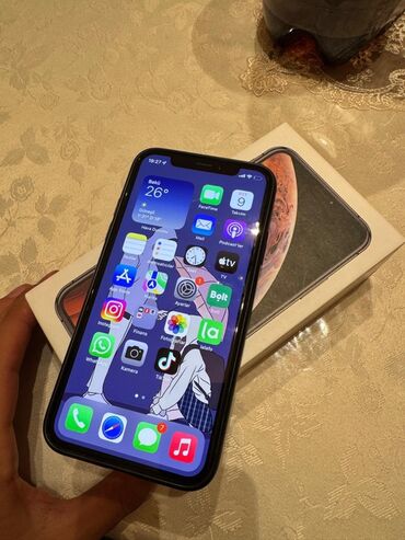 Apple iPhone: IPhone Xs, 64 GB, Qızılı, Barmaq izi, Face ID