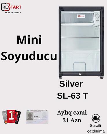 silver mini soyuducu: Yeni 1 qapılı Soyuducu Satılır, Kredit var — 1