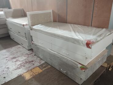 Односпальные кровати: Односпальная кровать, Новый, С матрасом, длина - 200 см — 18