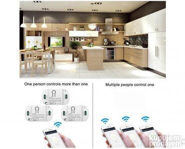 Modemi, ruteri i mrežni uređaji: 10A WiFi Smart Switch - Alexa & Google Assistant Kontrola 🌐📱 Opis — 2
