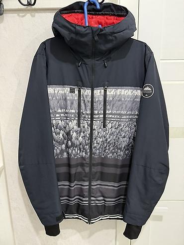 quicksilver пальто мужское: Куртка, Quiksilver, M, Б/у, С утеплителем, Манжеты на рукавах — 1