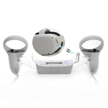 геймпад xbox 360: Зарядка для шлема и контроллеров Oculus Quest 2