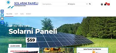 Elektro materijali: Solarnipaneli.info – domen na prodaju Atraktivan domen — 2