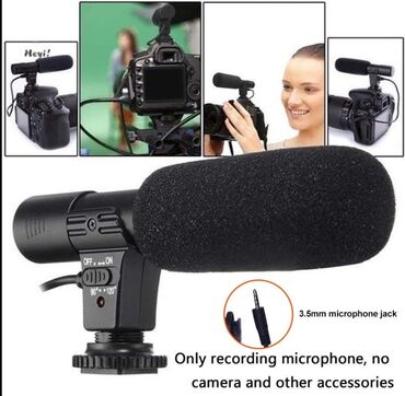 цифровой фото аппарат: Стереозаписывающий микрофон Конденсаторный микрофон для цифровой