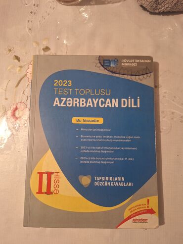 Testlər: Azərbaycan dili Testlər 11-ci sinif, DİM, 2-ci hissə, 2023 il