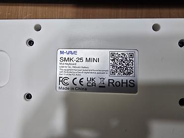i rig: M-VAVE SMK25 Mini — MIDI-клавиатура Продаю MIDI-клавиатуру M-VAVE — 4