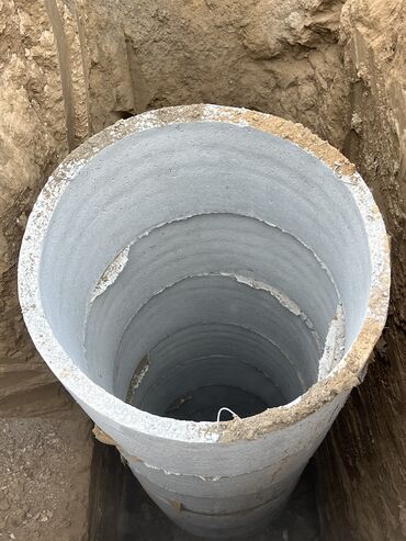 Железобетонные (ЖБИ) кольца для септика: Железобетонное (ЖБИ) кольцо для септика Размер: 150 x 90 x 10 см, Платная установка, Оптом — 4