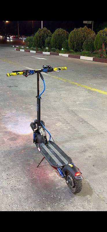 elektrikli scooter toba: Toba GT-769 elektrik skuter - Geniş və sürüşməyə davamlı platforma — 2