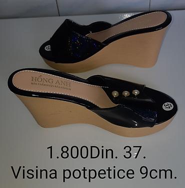seastar papuce: Ženske papuče na punu petu Hồng Anh - Veličina: 37 - Visina — 2