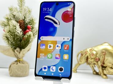 Redmi: Redmi, Redmi Note 11S, Б/у, 128 ГБ, цвет - Синий, 2 SIM — 4