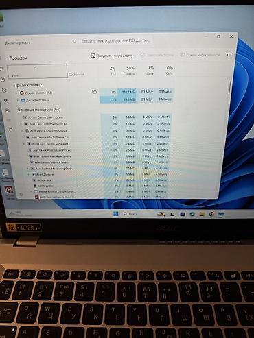 Ноутбуки Acer: Для учебы, Б/у, AMD Ryzen 5 — 4