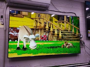 телевизор 55 дюйма: Телевизор LED/Smart, диагональ около 55–60". Особенности: - Тонкие — 1
