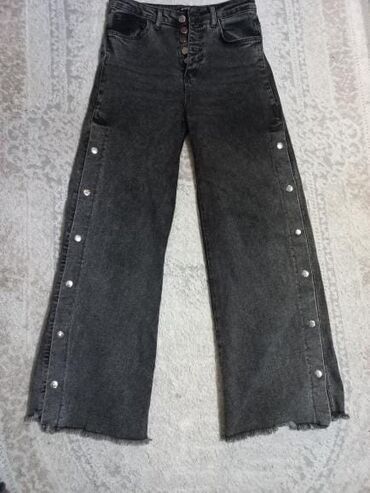 Информатика: Qara-boz rəngdə denim şalvar. 1DƏFƏ İsdifadə Olunub Qiyməti 10Azndlr