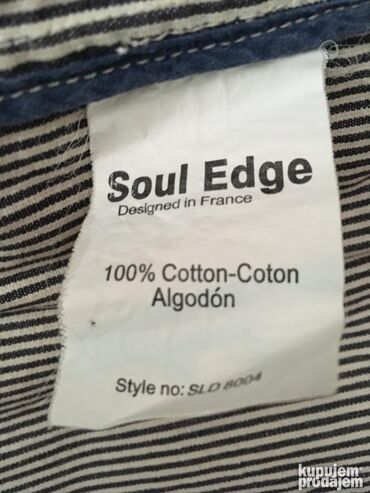 Odela: Soul Edge prugasta strukirana lagana jakna veličine L, bez postave — 5